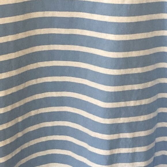 NWT Cutter & Buck Blue & White 3/4 sleeve Top Large - Picture 3 of 7